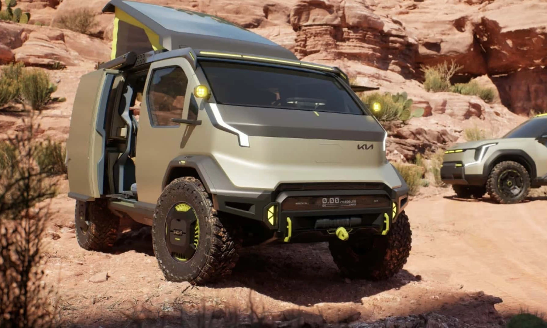 Električni off-road mikro kamper koncept